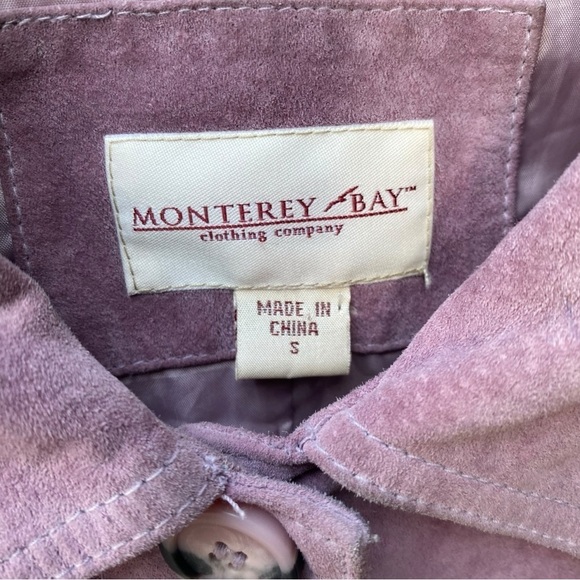 Monterey Bay Pink/Purple Leather Jacket I Size: S - Picture 12 of 16